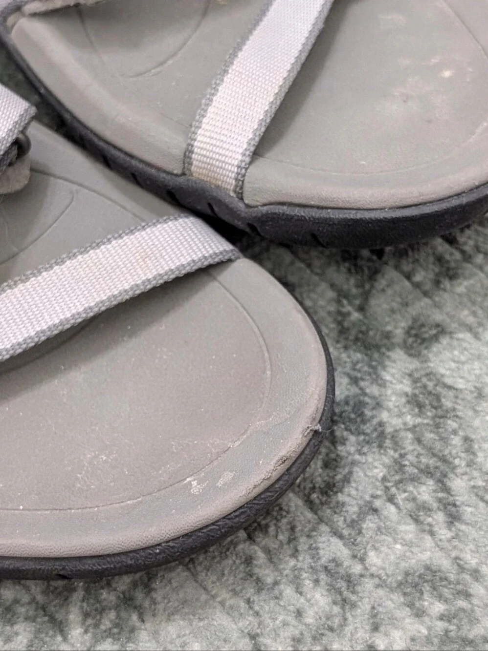 Teva Verra Sandal Women’s US 7 Outdoor Athletic Water Hiking Trail Shoe Gray